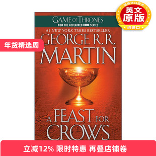 英文原版 A Feast for Crows A Song of Ice and Fire Book 4 冰与火之歌4 群鸦的盛宴 英文版 进口英语原版书籍