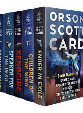 安德的游戏5册套装 英文原版 The Ender Saga Ender's Game Speaker for the Dead Xenocide Children of the Mind Ender in Exile