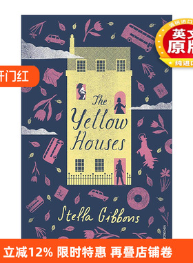 英文原版 The Yellow Houses 黄色小屋 斯黛拉·吉本思Stella Gibbons小说 令人难以宽慰的农庄作者 英文版 进口英语原版书籍