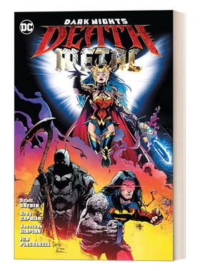 英文原版 Dark Nights 蝙蝠侠 暗夜 死亡金属 豪华版 1-7合辑 平装 DC漫画 正义联盟 Scott Snyder & Greg Capullo 进口英语书籍