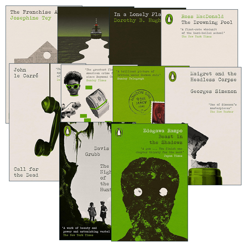 英文原版 Penguin Modern Classics – Crime & Espionage 企鹅犯罪经典系列10册套装 阴兽 恐惧之旅 英文版 进口英语原版书籍
