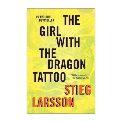 英文原版 The Girl with the Dragon Tattoo Millennium Series 01 龙文身的女孩 千禧年三部曲1 Stieg Larsson 进口英语原版书籍