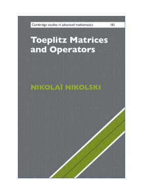 英文原版 Toeplitz Matrices and Operators 托普利兹矩阵与算子 剑桥高等数学研究系列 精装 英文版 进口英语原版书籍