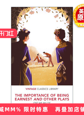 英文原版 The Importance of Being Earnest and Other Plays 不可儿戏及王尔德其他戏剧 Vintage经典图书馆系列进口英语原版书籍
