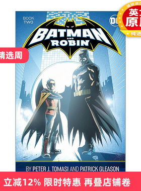 英文原版 Batman and Robin by Peter J. Tomasi and Patrick Gleason Book Two 蝙蝠侠与罗宾 卷二 DC漫画 进口英语原版书籍