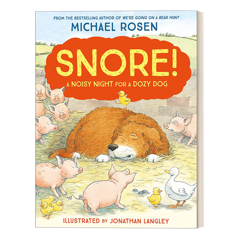 英文原版绘本 Snore 呼噜呼噜 农场不眠夜 迈克尔·罗森畅销绘本 英文版 进口英语原版书籍