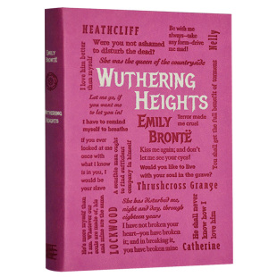 正版 世界文学名著书籍 Heights 英文版 青少年课外阅读 艾米莉勃朗特 Wuthering 皮革版 进口原版 呼啸山庄 同名电影小说 英文原版