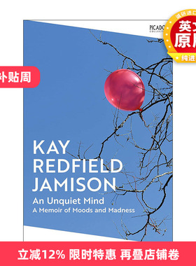 英文原版 An Unquiet Mind 躁郁之心 我与躁郁症共处的30年 一位患躁郁症的女精神科医生的回忆录 英文版 进口英语原版书籍