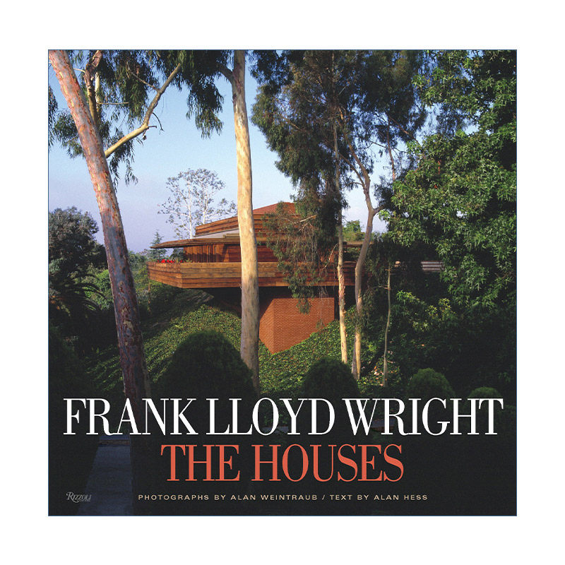 英文原版 Frank Lloyd Wright The Houses 弗兰克·劳埃德·赖特 房屋 有机建筑设计 精装艺术图册 英文版 进口英语原版书籍