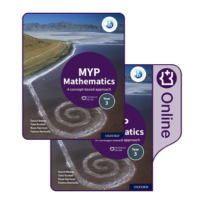 英文原版 IB MYP Mathematics 3 Print And Enhanced Online Course Book Pack 牛津IB国际文凭中学教材 数学3 进口英语原版书籍