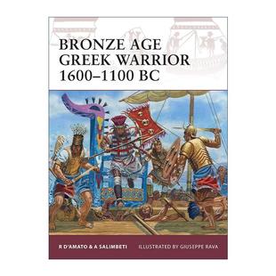 战士系列 Greek 1600–1100 Warrior 英文版 书籍 青铜时代 历史上 英文原版 希腊战士 Bronze Age 进口英语原版