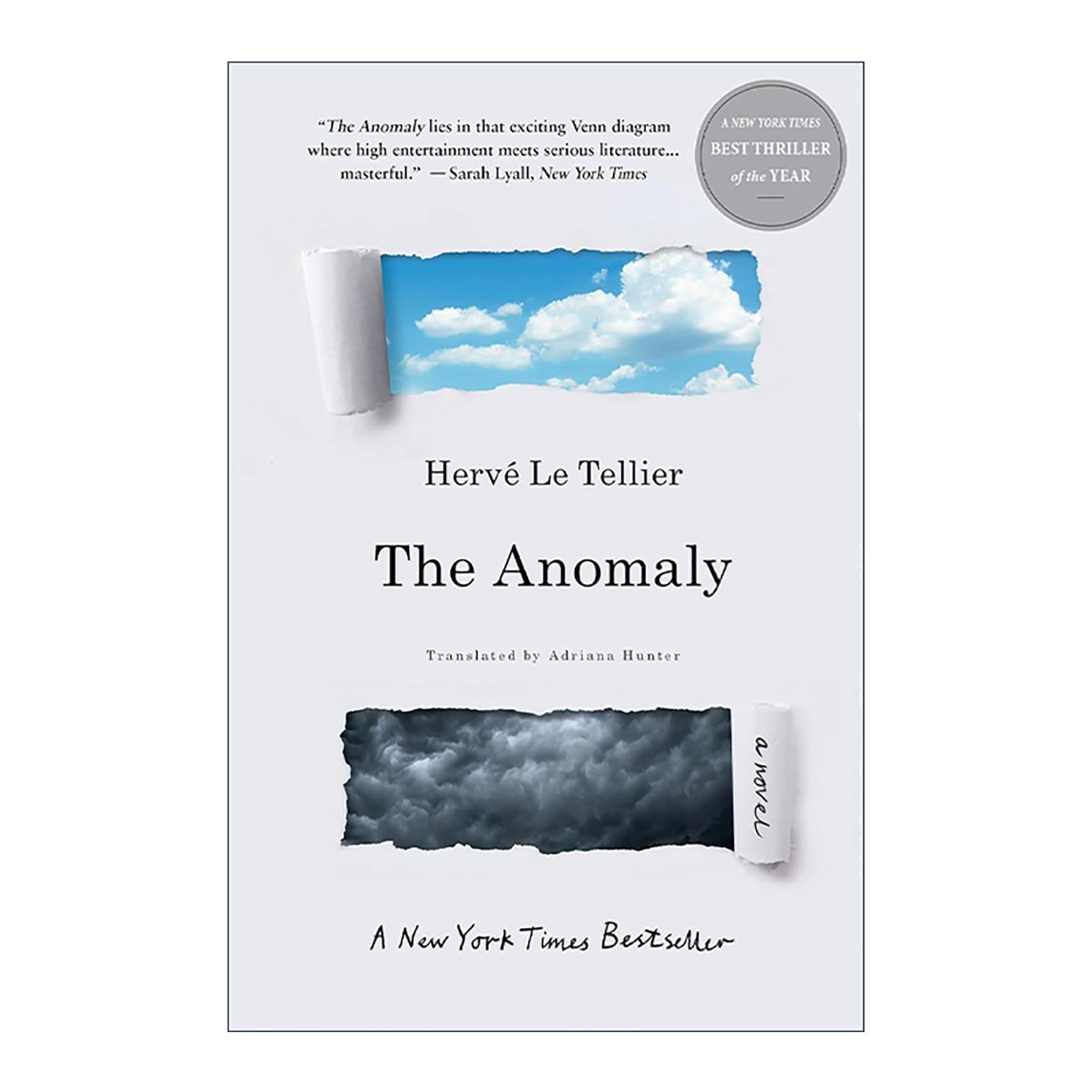 英文原版 The Anomaly 异常 龚古尔奖 惊悚科幻小说 艾尔维·勒泰利耶 英文版 进口英语原版书籍