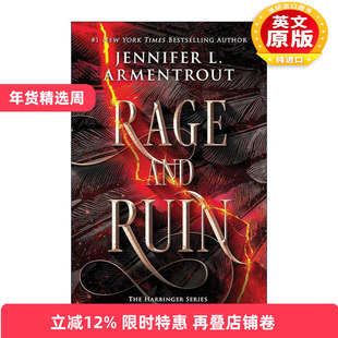 英文原版 Rage and Ruin 愤怒与毁灭 先兆2 奇幻浪漫小说 英文版 进口英语原版书籍