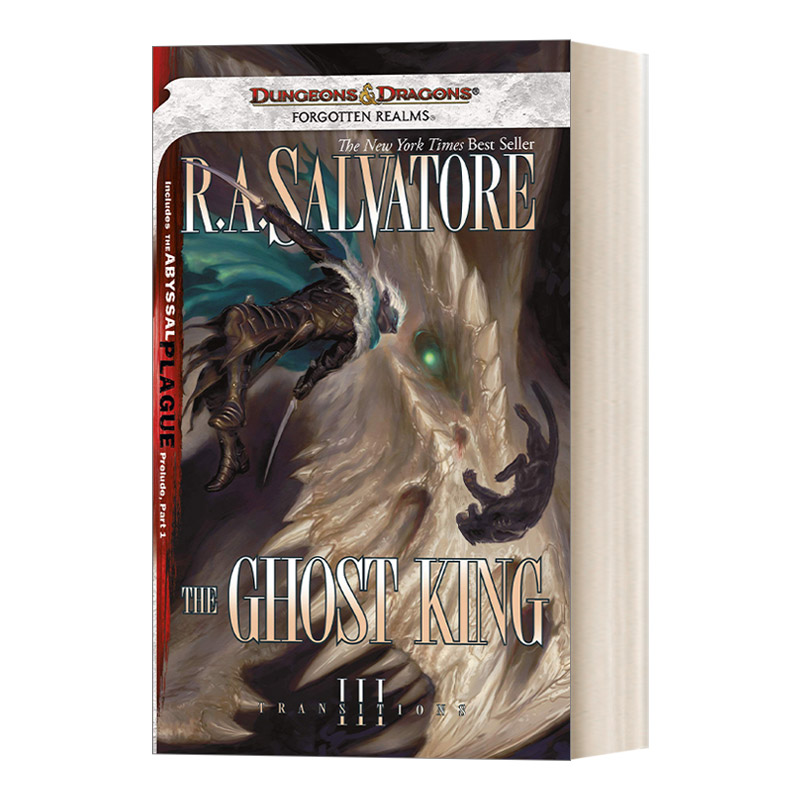英文原版小说 The Ghost King 龙与地下城 被遗忘的国度 转变三部曲系列3 幽灵王 The Legend of Drizzt 英文版 进口英语原版书籍