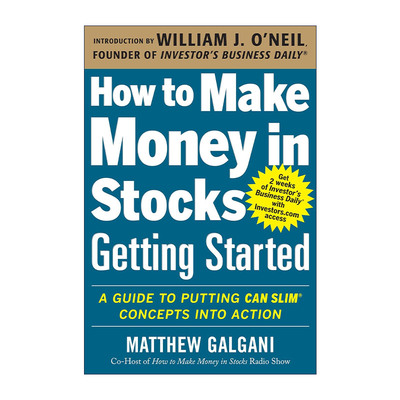 英文原版 How to Make Money in Stocks Getting Started 笑傲股市 实践版 英文版 进口英语原版书籍