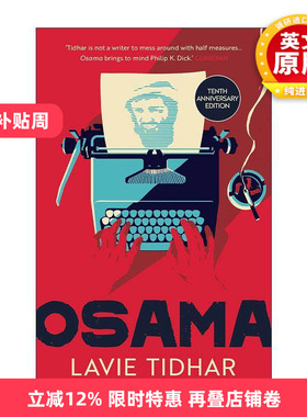 英文原版 Osama 奥萨马 以色列科幻小说家Lavie Tidhar 世界奇幻小说奖得主 英文版 进口英语原版书籍