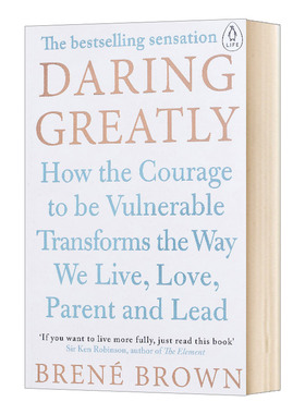 英文原版 Daring Greatly 直面脆弱 拥抱不完美的自己 无所畏惧 颠覆你内心的脆弱 英文版 进口英语原版书籍
