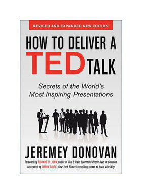 英文原版 How to Deliver a TED Talk 英文版 进口英语原版书籍