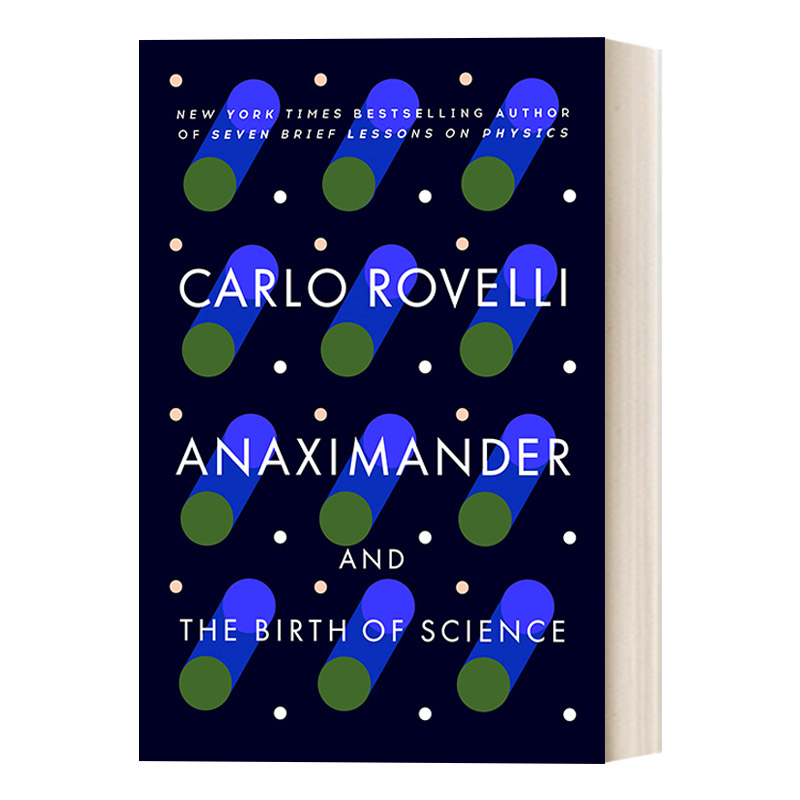 英文原版 Anaximander 阿那克西曼德 科学的诞生 七堂极简物理课作者Carlo Rovelli新作 英文版 进口英语原版书籍