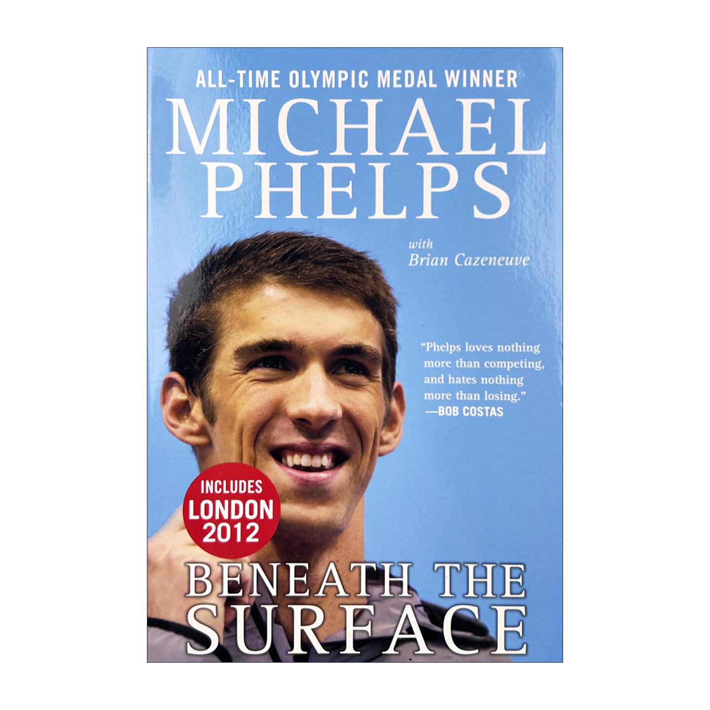 英文原版 Beneath the Surface 水面之下 天才游泳运动员菲尔普斯自传 英文版 进口英语原版书籍