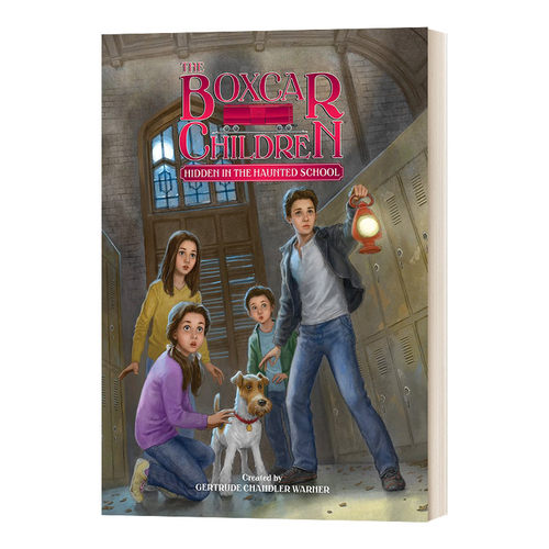 英文原版 Hidden in the Haunted School 藏在闹鬼的学校里 棚车少年144 The Boxcar Children Mysteries 英文版进口英语原版书籍