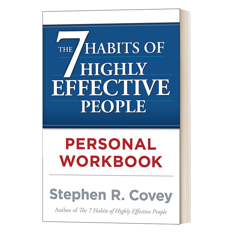 英文原版 The 7 Habits of Highly Effective People Personal Workbook高效能人士的七个习惯练习册英文版进口英语原版书籍