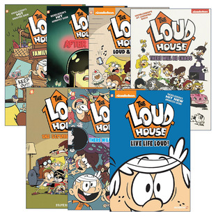 Loud House 进口原版 英文原版 英语书籍 中小学课外阅读 The 儿童全彩漫画绘本故事读物 喧闹一家亲7册套装 英文版
