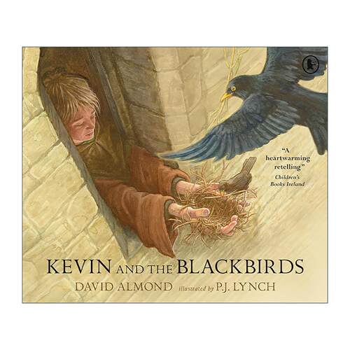 英文原版 Kevin and the Blackbirds 凯文和黑鸟 儿童动物故事绘本 安徒生奖 凯特格林纳威奖作者David Almond 进口英语原版书籍