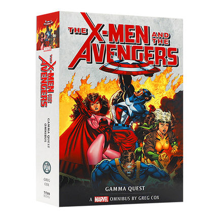 Marvel classic novels X Men and the Avengers The Gamma Quest Omnibus 英文原版 漫威经典小说 战警与复仇者们 选集  英文版书