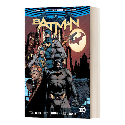 英文原版 Batman the Rebirth Deluxe Edition Book 1 DC宇宙重生豪华纪念版 蝙蝠侠 精装 英文版 进口英语原版书籍