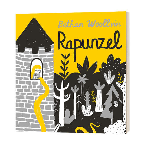 英文原版绘本 Rapunzel 创意童话 长发公主 Bethan Woollvin 绘本 英文版 进口英语原版书籍儿童全英语书