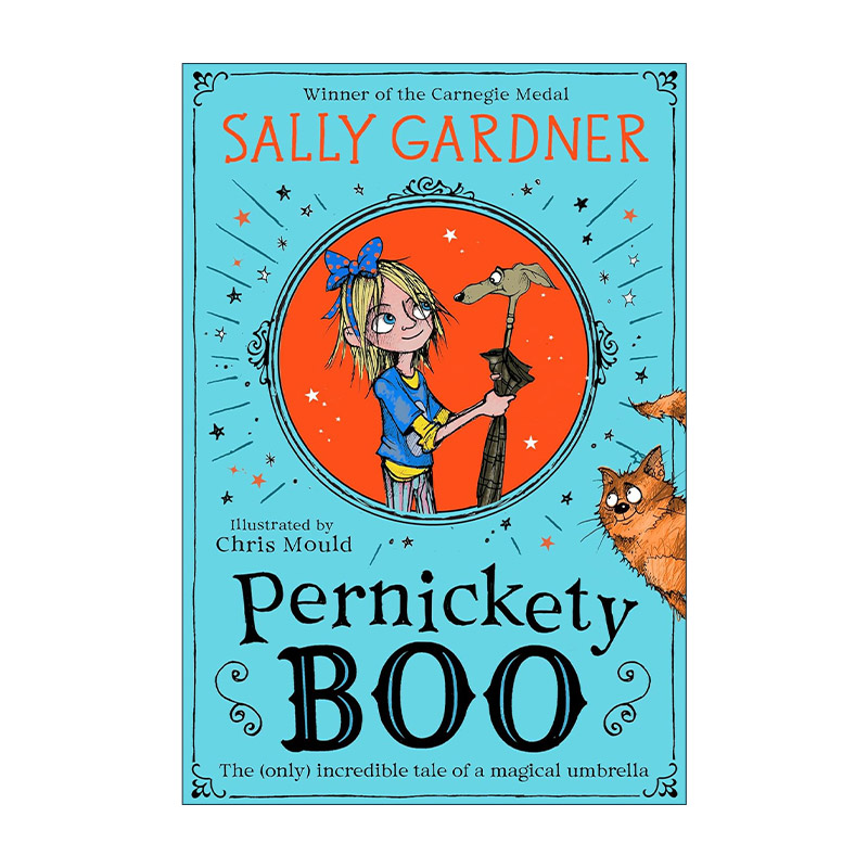 英文原版 Pernickety Boo 希尔薇与魔法雨伞 莎莉·加德纳 精装插画儿童小说 卡内基获奖作家 英文版 进口英语原版书籍