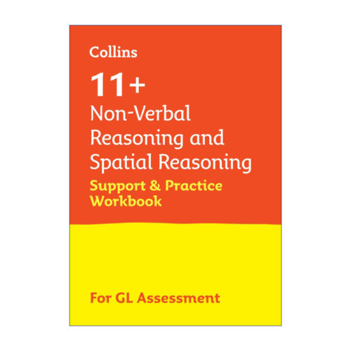 英文原版 Collins 11+ Non-Verbal Reasoning and Spatial Reasoning Support and Practice Workbook for GL Assessment 柯林斯