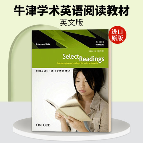 英文原版 SELECT READING 2E INT Student's Book牛津学术英语阅读教材 英文版