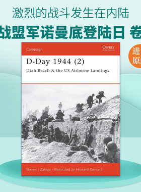 英文原版 D-Day 1944 2 二战盟军1944诺曼底登陆日D-Day 战争历史系列 卷二 英文版 进口英语原版书籍