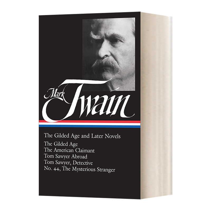 英文原版小说 Mark Twain The Gilded Age and Later Novels马克吐温镀金时代和后来的小说精装美国文库英文版进口英语书籍