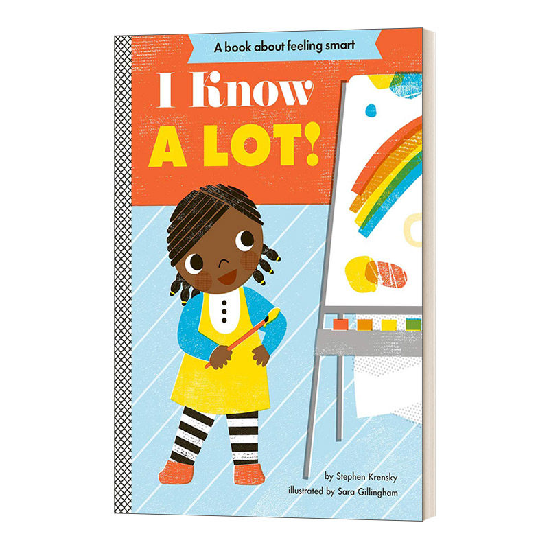 英文原版绘本 i know a lot 我知道很多 纸板书 英文版 进口英语原版