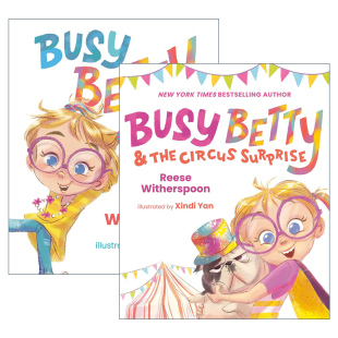 贝蒂系列 绘本 Busy 忙碌 英文版 书籍 英文原版 Witherspoon 2册 Betty Yan插画 Xindi 儿童精装 进口英语原版 Reese