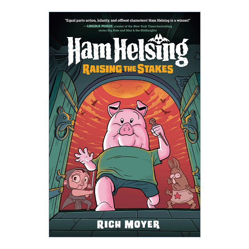 英文原版 Ham Helsing #3 汉姆赫辛系列3 增加赌注 精装全彩漫画绘本图画书 图像式冒险图像式小说 历险探奇故事 英文版 进口书籍