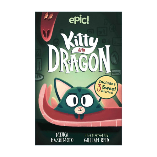 英文原版 Kitty and Dragon 小猫和龙 友谊故事 英文版 进口英语原版书籍