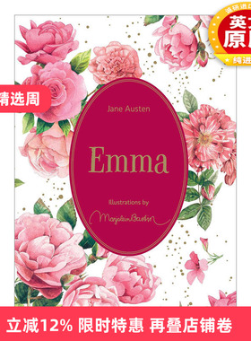英文原版 Emma 艾玛 精装收藏 彩色插图版 插画师荷兰水彩画家Marjolein Bastin 英文版 进口英语原版书籍