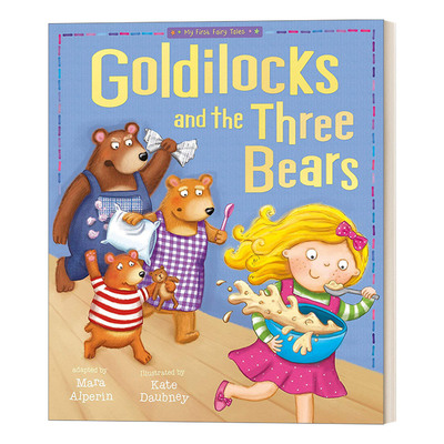 英文原版 Goldilocks and The Three Bears 金凤花姑娘和三只熊 3-7岁儿童童话绘本 亲子哄睡睡前故事 Tiger Tales 英文版 进口书