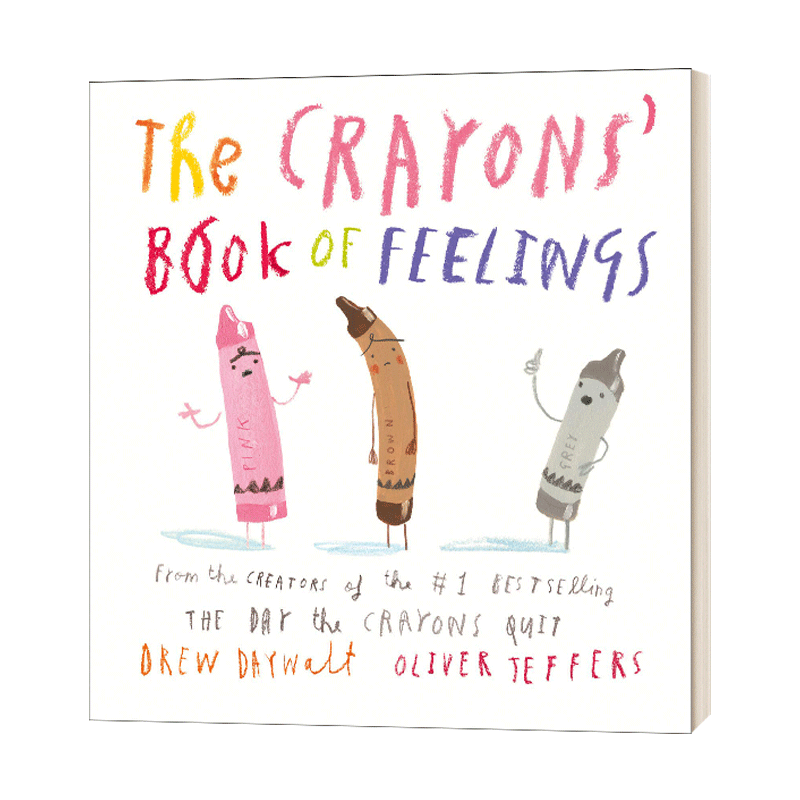 英文原版 The Crayons’Book Of Feelings 蜡笔小新的感情书 3-5岁儿童启蒙早教认知绘本 英文版 进口英语原版书籍