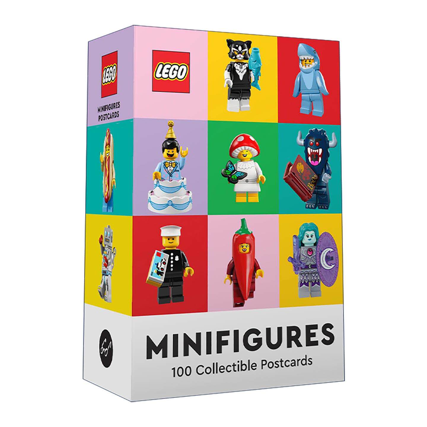 英文原版 LEGO Minifigures 100 Collectible Postcards 乐高人偶 100张明信片 英文版 进口英语原版书籍