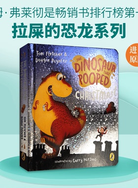 英文原版 The Dinosaur That Pooped Christmas 拉屎的恐龙系列 圣诞礼物 纸板书 绘本 英文版 进口英语原版书籍