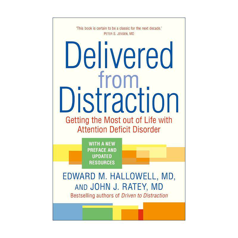 英文原版 Delivered from Distraction 分心不是我的错 注意力缺失症状及疗效 爱德华·哈洛韦尔 英文版 进口英语原版书籍