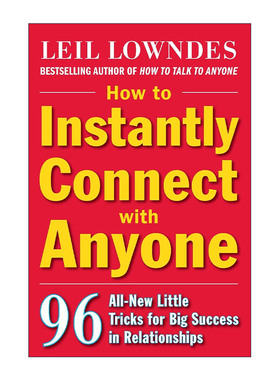 英文原版 How to Instantly Connect with Anyone 再也不怕跟人打交道 一学就会的96个沟通技巧 莉尔·朗兹 进口英语原版书籍