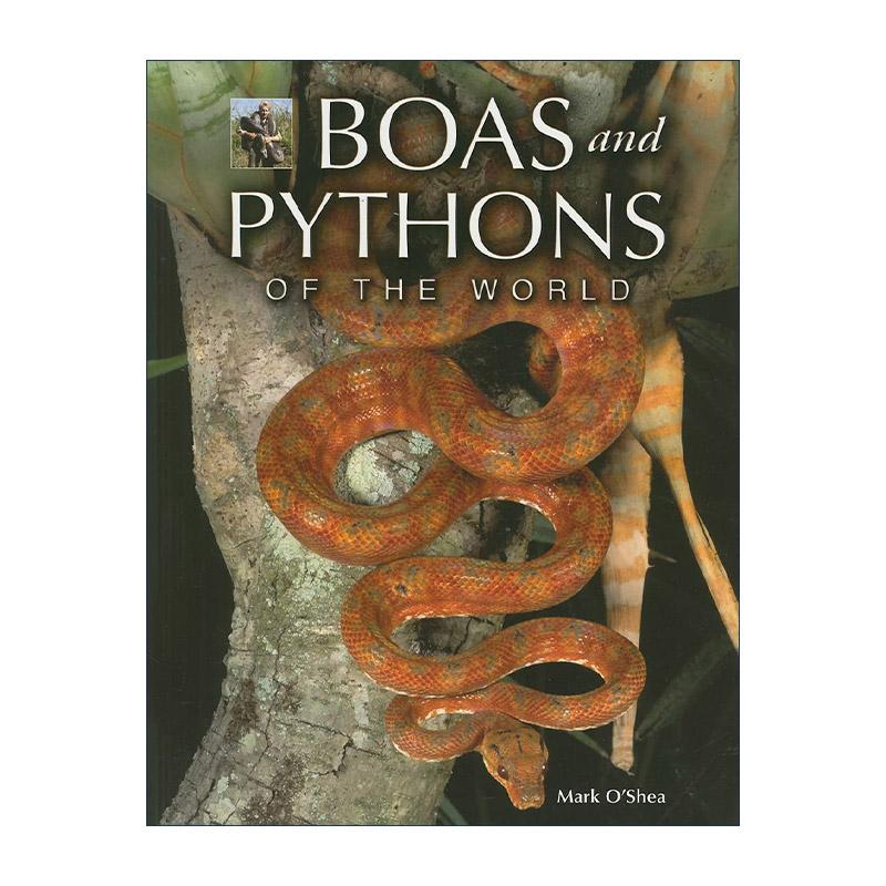 英文原版 Boas and Pythons of the World 世界上的蟒蛇 爬行动物 自然科普指南 Mark O'Shea 英文版 进口英语原版书籍