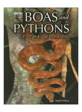 英文原版 Boas and Pythons of the World 世界上的蟒蛇 爬行动物 自然科普指南 Mark O'Shea 英文版 进口英语原版书籍