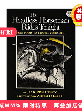 英文原版 The Headless Horseman Rides Tonight 无头骑士今夜骑行 诗歌 纽约时报插画图书 英文版 进口英语原版书籍
